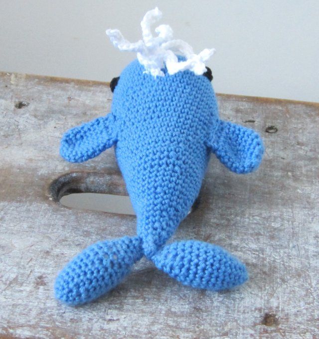 Galatée, personnage marin crocheté