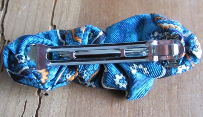 Barrette à cheveux - Soie haute couture - 2 modèles