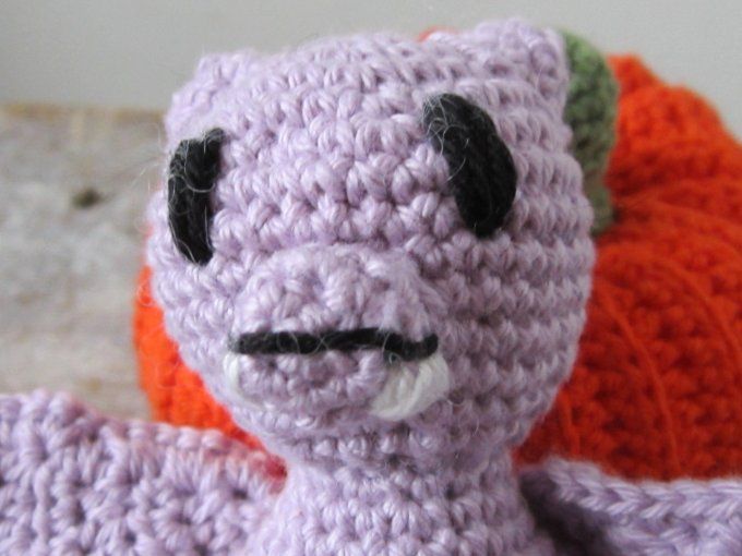 Chauve-souris- déco Halloween- fait main au crochet