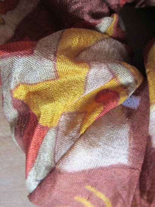 Chouchou - soie de sari - Taille M
