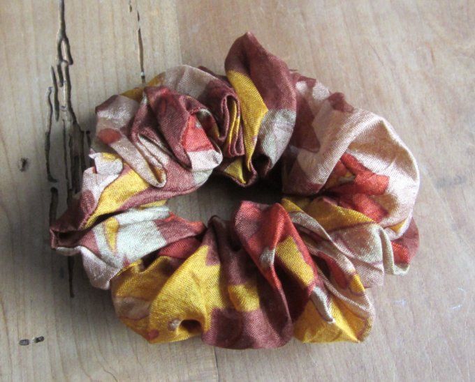 Chouchou - soie de sari - Taille M