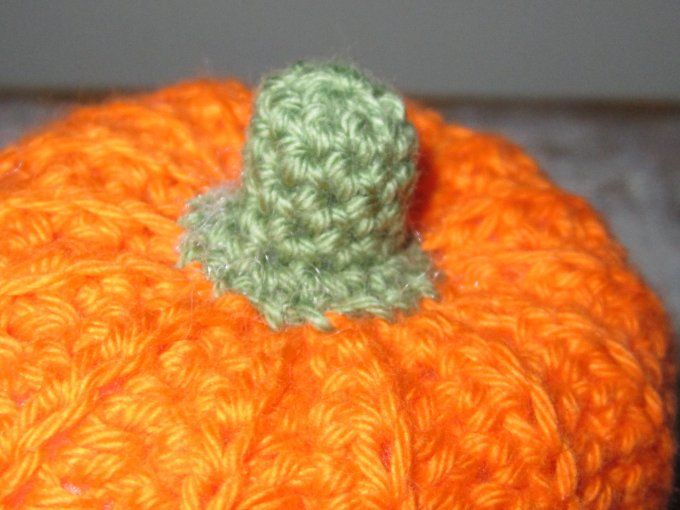 Courges- déco automne/ Halloween- fait main au crochet