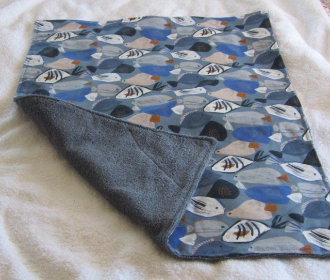 Couverture chien et chat en coton doux et respirant - réversible- Tailles S et M