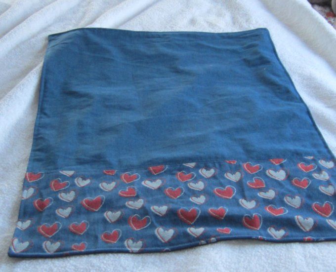 Couverture pour chien en jean & lin lavé - Taille S
