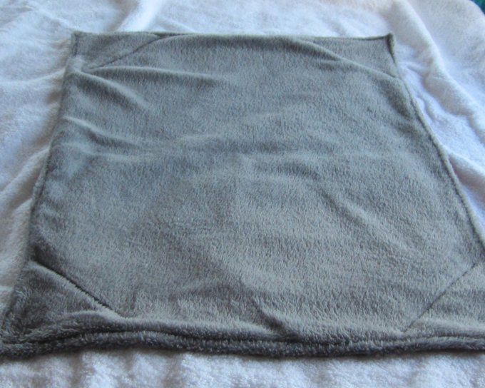 Couverture légère chat et chien - tissu doudou et jean