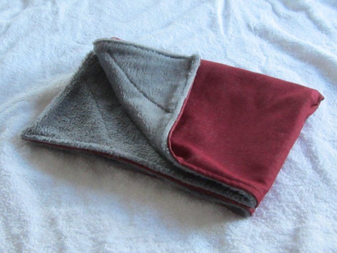 Couverture légère chat et chien - tissu doudou et jean