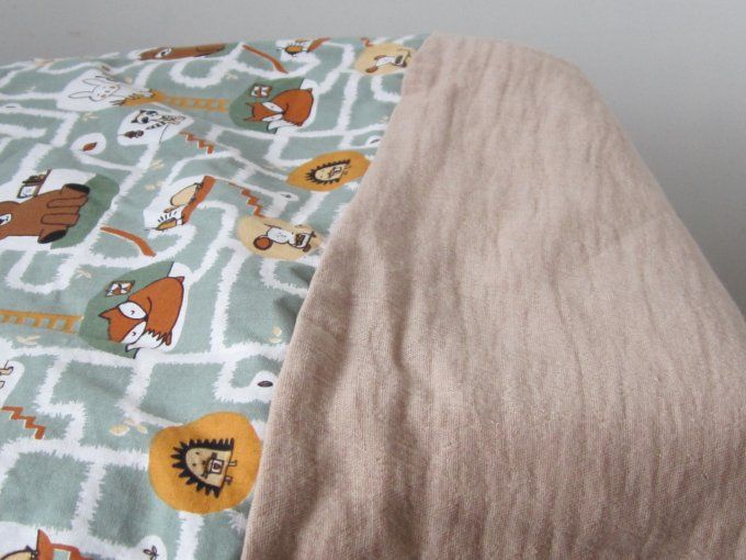 Collection bébé artisanale - coton & tissu sherpa