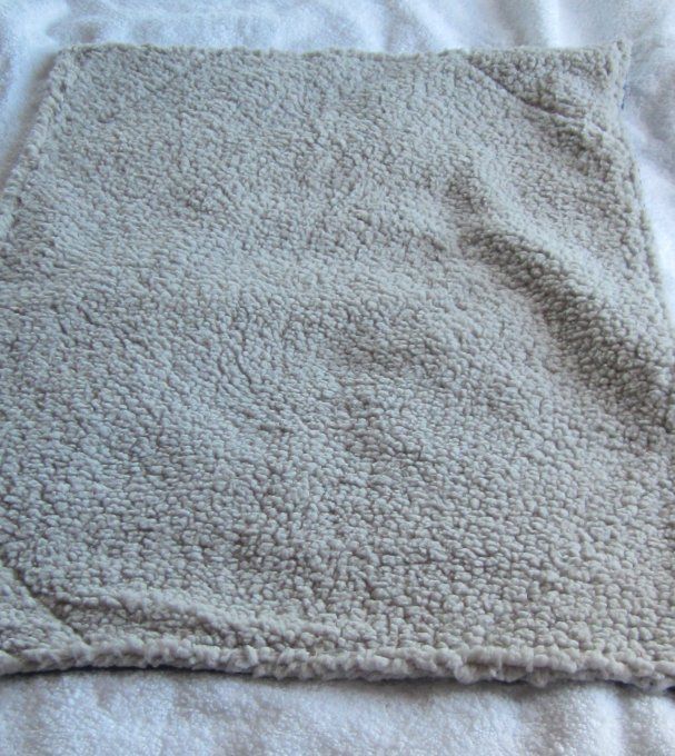 Couverture pour chat et petit chien - jean & sherpa - Réversible - Taille S