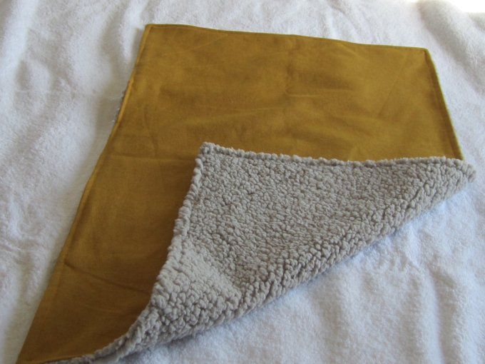 Couverture pour chat et petit chien - jean & sherpa - Réversible - Taille S