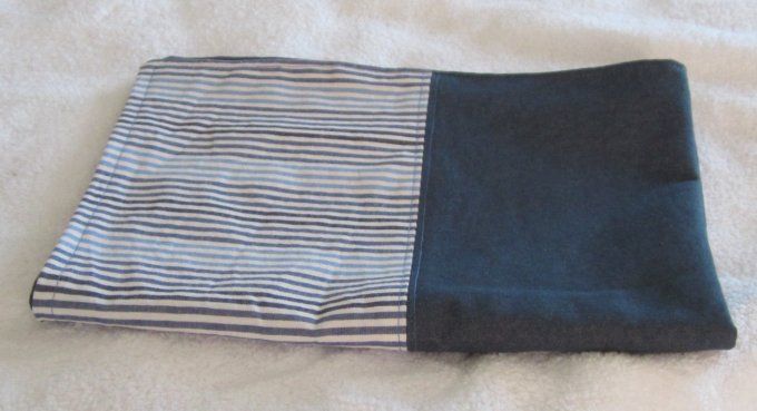 Couverture pour chien en jean & lin lavé - Taille M