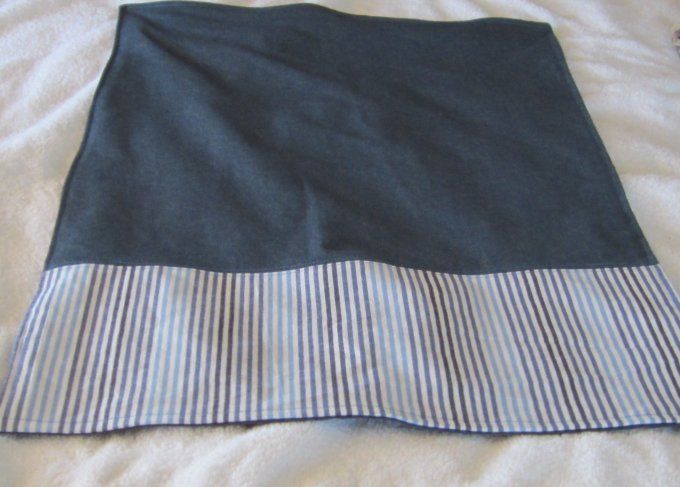 Couverture pour chien en jean & lin lavé - Taille M