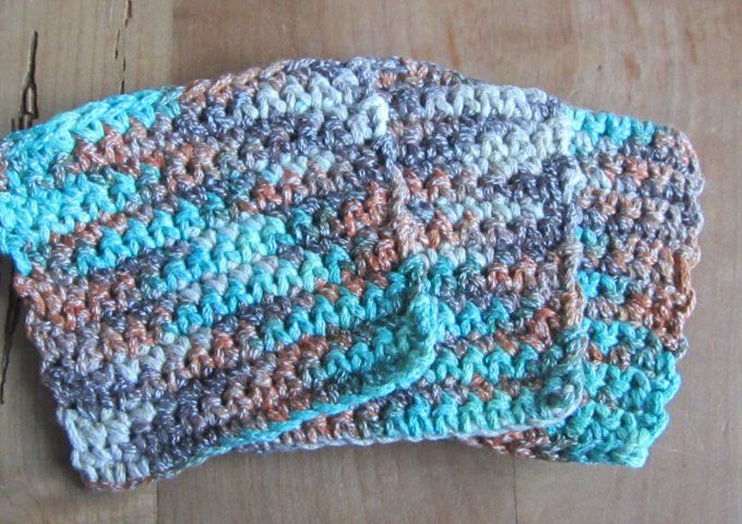 Dessous de verres - Faits main au crochet - Lot de 3 - Multicolores - 5 modèles
