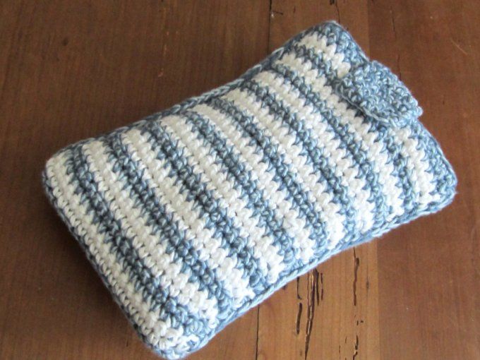 Etui à lunettes fait main au crochet