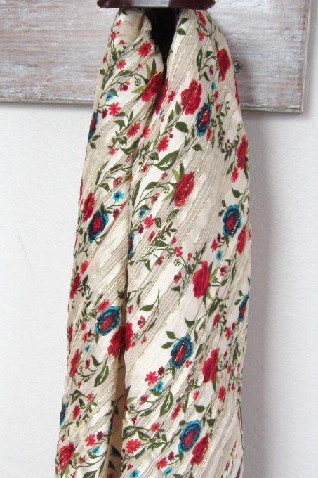 Foulard bandana - Soie haute couture - 70 x 70 cm