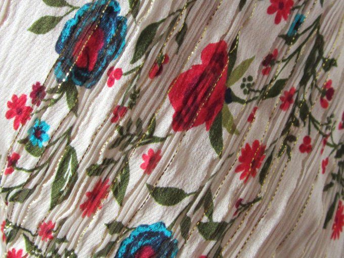 Foulard bandana - Soie haute couture - 70 x 70 cm