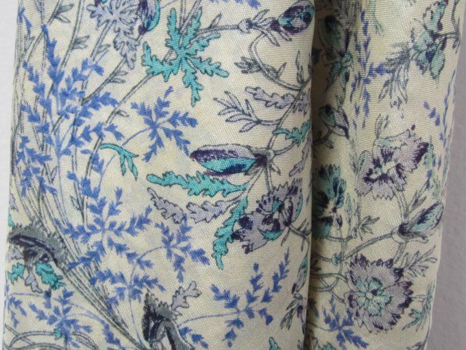 Foulard bandana - Soie de sari - 70 x 70 cm