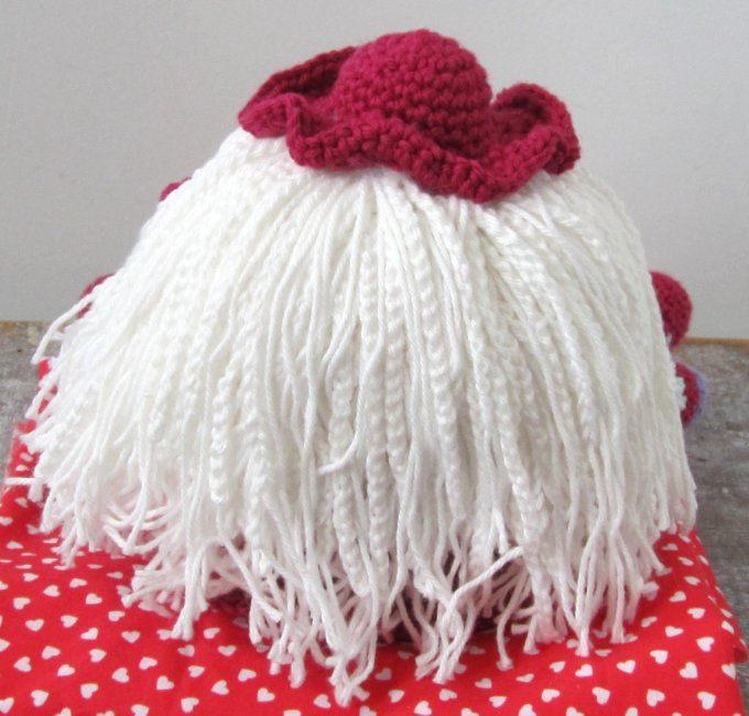 Framboise - personnage Choupinou crocheté, pièce unique