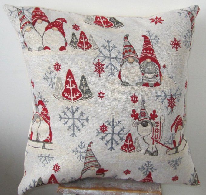 Housse de coussin en tissu Jacquard 50 x 50 - 5 modèles