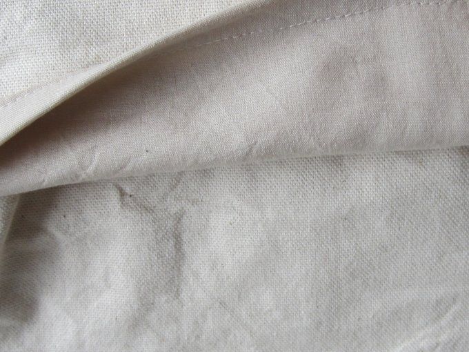 Housse de coussin  "jardin sous-marin" - peinte à la main et appliqués brodés - 40 x40 cm