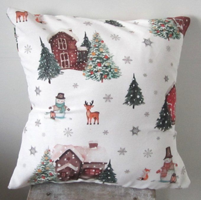 Housse de coussin 40 x 40 - 6 modèles