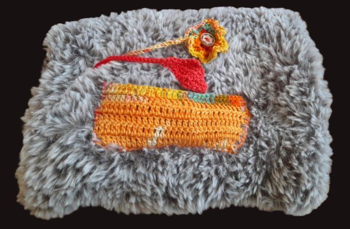 Manchon de confort fait main - en tricot ou tissu (création sur demande) - 20 à 70 € selon le modèle