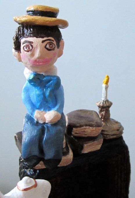 Marcel Proust à son bureau