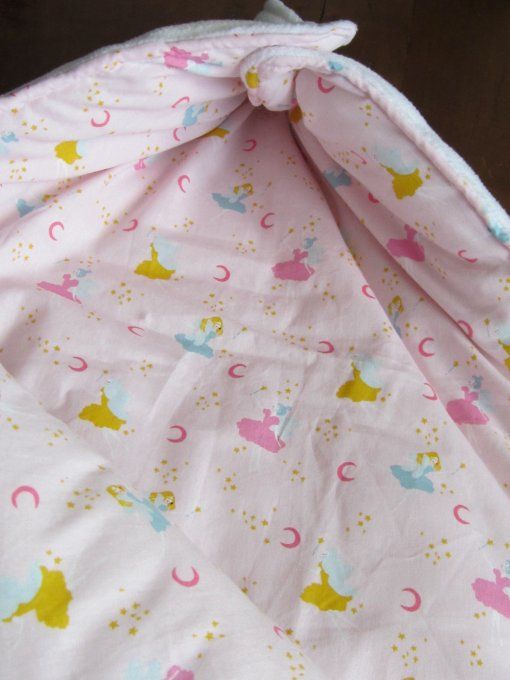 Nid d'ange matelassé polaire blanc/coton à motif - taille naissance/3 mois - 4 motifs au choix