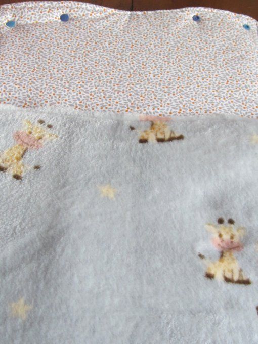 Nid d'ange matelassé polaire avec motif/ coton- taille naissance/3 mois - 2 modèles au choix
