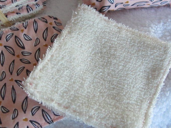 ensemble voyage : étui savon -étui shampoing solide -lingettes coton/ micro éponge bambou