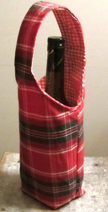 Porte-bouteille en tissu - 4 motifs