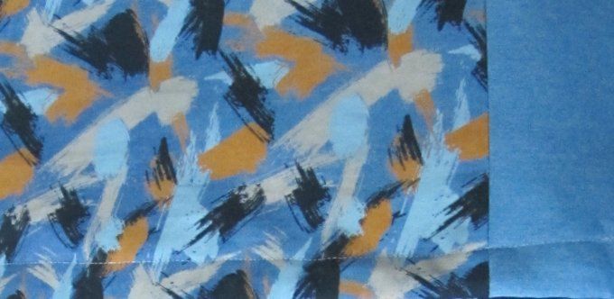 sac à dos à cordon coulissant- taille L - coton à motifs