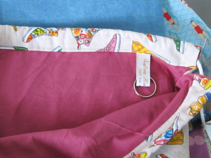 sac à dos avec cordon coulissant / sac de sport - taille L - différents motifs