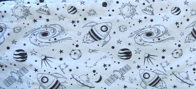 Sac à dos avec cordon coulissant  - taille M - coton à motifs