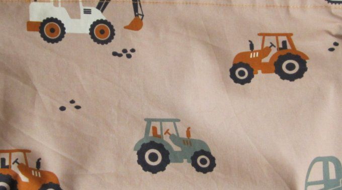 sac à dos à cordon coulissant - taille S- coton à motifs