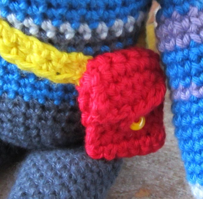 Séraphin - personnage choupinou crocheté, pièce unique